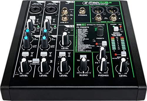 Mackie ProFXv3 Series 6-Channel Professional Effects Mixer with USB