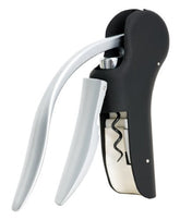 True 0772 Nautilus Easy Lever Corkscrew Gift Set, Rabbit Style, Black