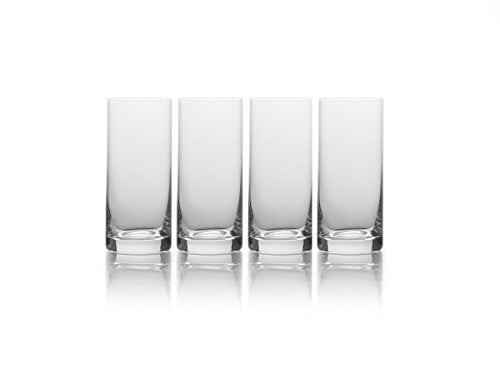 Mikasa 16.75 Oz Clear Julie Highball Drinking Glasses, Set of 4
