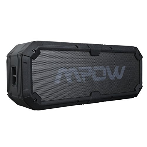 Mpow Armor Plus Bluetooth 4.0 Portable Ipx5 Waterproof Wireless Speaker w/ Enhanced Bass, Dual 8w Drivers, 5200mah Power Bank