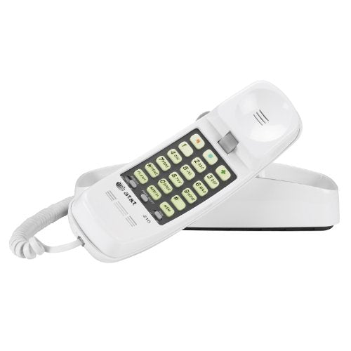 AT&T Corded Trimline Slim Phone - White