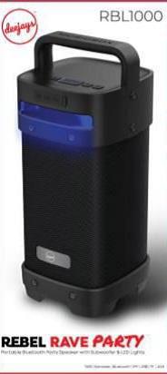 Rebel Rave Party Bluetooth Speaker