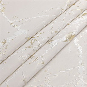 Majestic Giftware Jacquard Tablecloth, Marble White/Gold (Various Sizes)