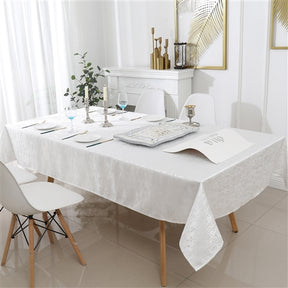 Majestic Giftware Jacquard Tablecloth, Off White, (Various Sizes)
