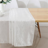Majestic Giftware Jacquard Tablecloth, Off White, (Various Sizes)