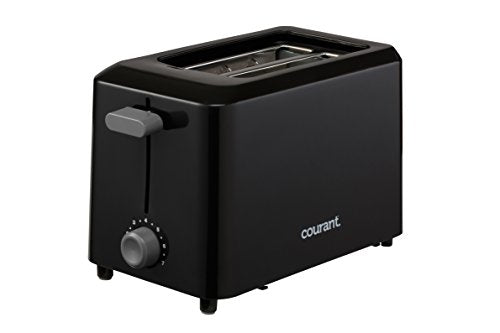 Courant Cool Touch 2 Slice Toaster, Black
