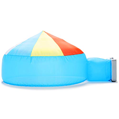 The Original AIR FORT Build A Fort in 30 Seconds, Inflatable Fort for Kids (Beach Ball Blue)