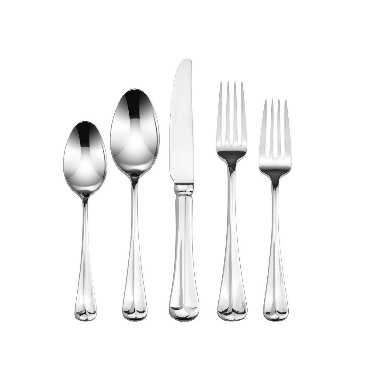 Joseph Sedgh JS150-20 18/10 Silver Flatware Set, Service for 4, 20 Pieces