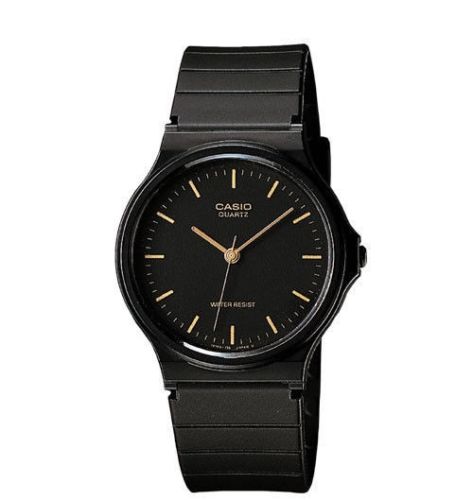 Casio MQ24-1E Men's Classic Analog Water Resistant Watch, Black