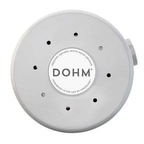 MARPAC DOHM - CLASSIC FAN BASED WHITE NOISE MACHINE WITH 2 SPEEDS FOR ADJUSTABLE TONE AND VOLUME, Grey