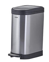 Superio Stainless Steel Garbage Pail-Narrow Small Trash Can with Lid