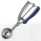 Milvado Large 2.5" Stainless Steel Ice Cream and Cookie Scoop, Blue