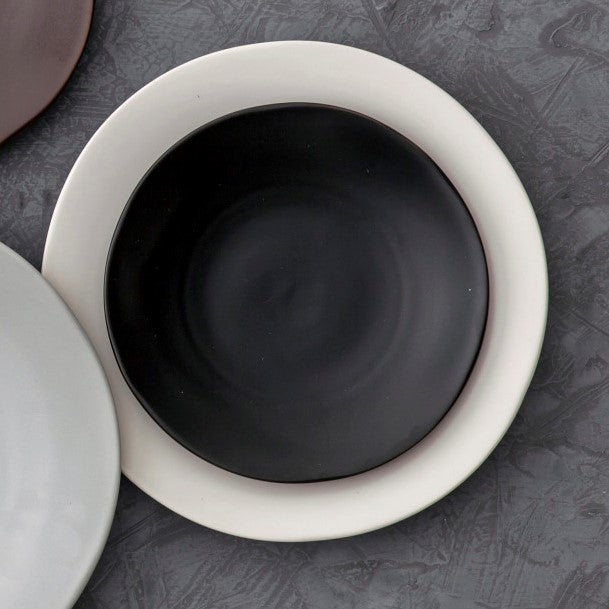 Fortessa Heirloom 12 Piece Dinnerware Set, Service for 4 - Linen/Charcoal