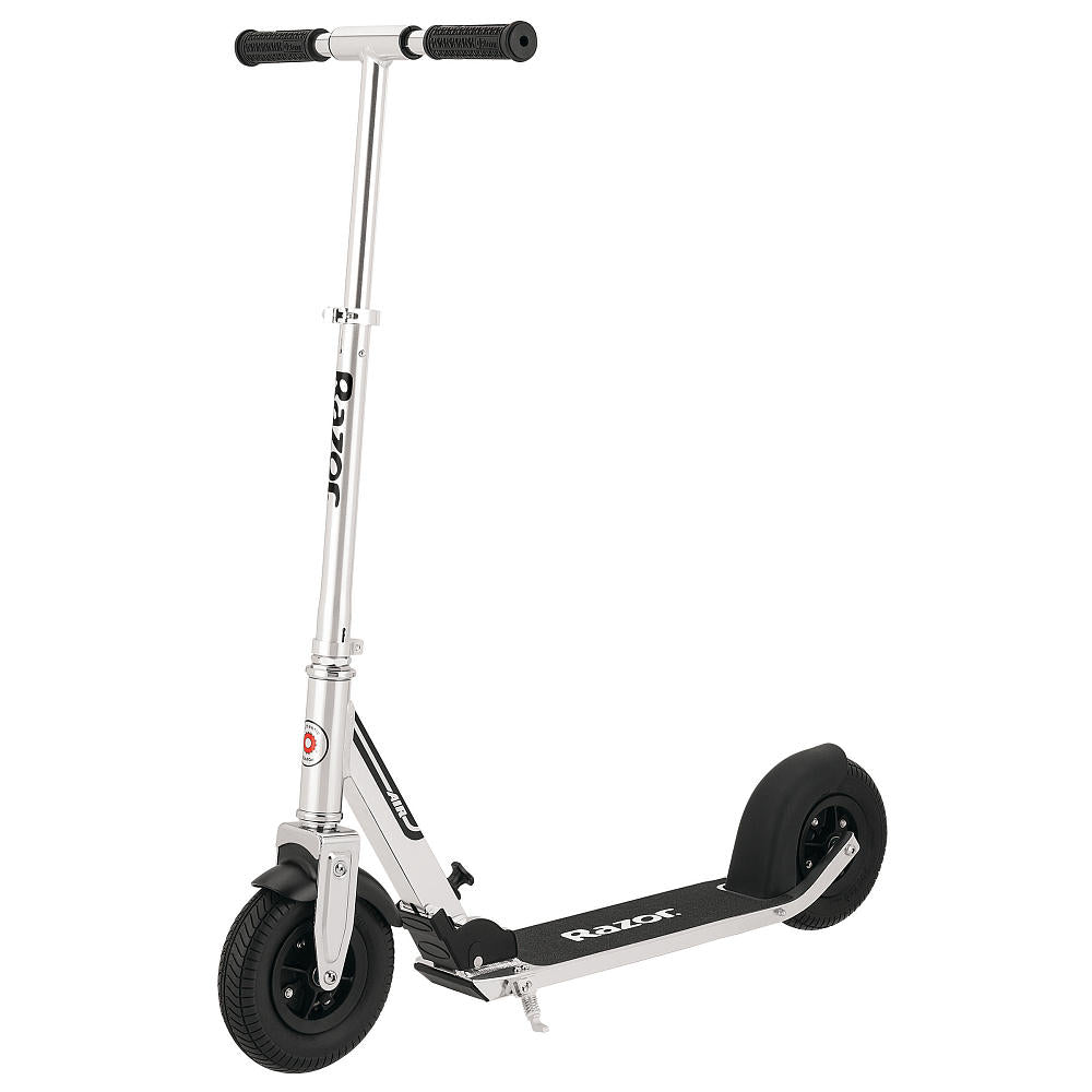 Razor A5 Air Folding Kick Scooter, Silver - For ages 8 and up, Up to 220lbs