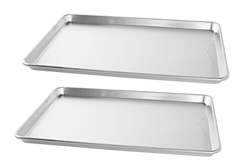 Nordic Ware Natural Aluminum Commercial Baker's Big Sheet, Pack