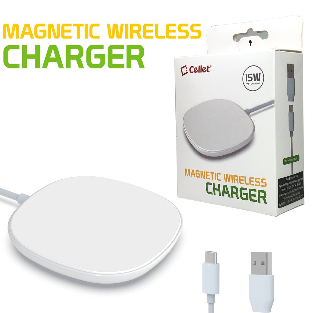 Cellet 15 Watt Fast Charging Magnetic Wireless Charger