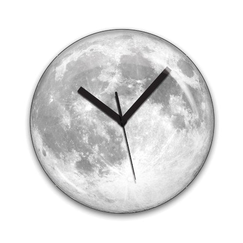Kikkerland Claire de Lune 13.5 inch Moonlight Clock