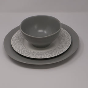 Fortessa Heirloom 12 Piece Dinnerware Set, Service for 4 - Smoke/Amanda