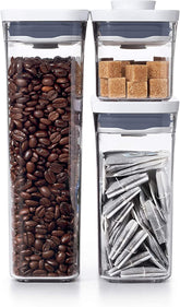 OXO Good Grips 3-Piece POP Container Value Set, 0.4 Qt, 1.2 Qt, 1.9 Qt