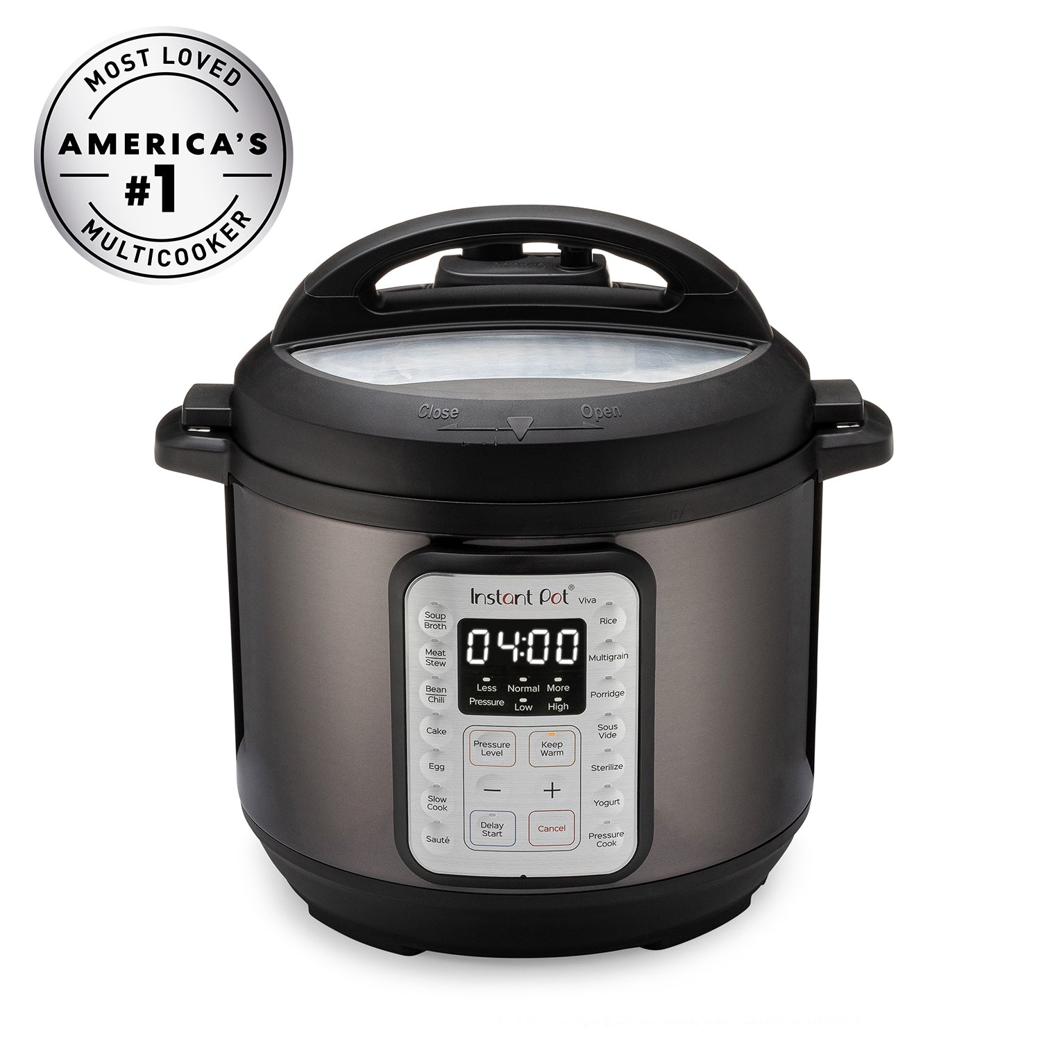 Instant Pot Viva 6Qt 9-in-1 Multi-Cooker, Black Stainless Steel