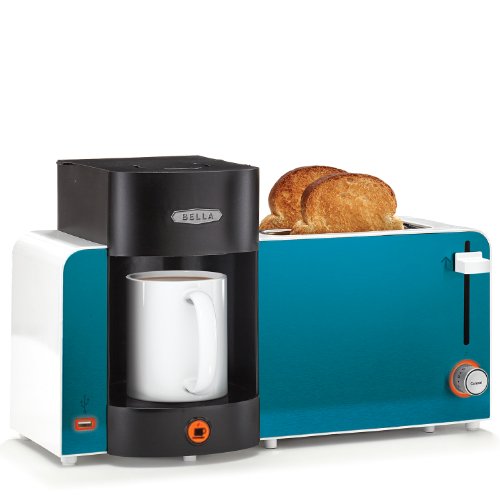BELLA 14081 Toast and Brew Breakfast Station, Teal
