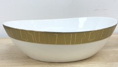 Brilliant Seville Gold Salad Bowl 10"
