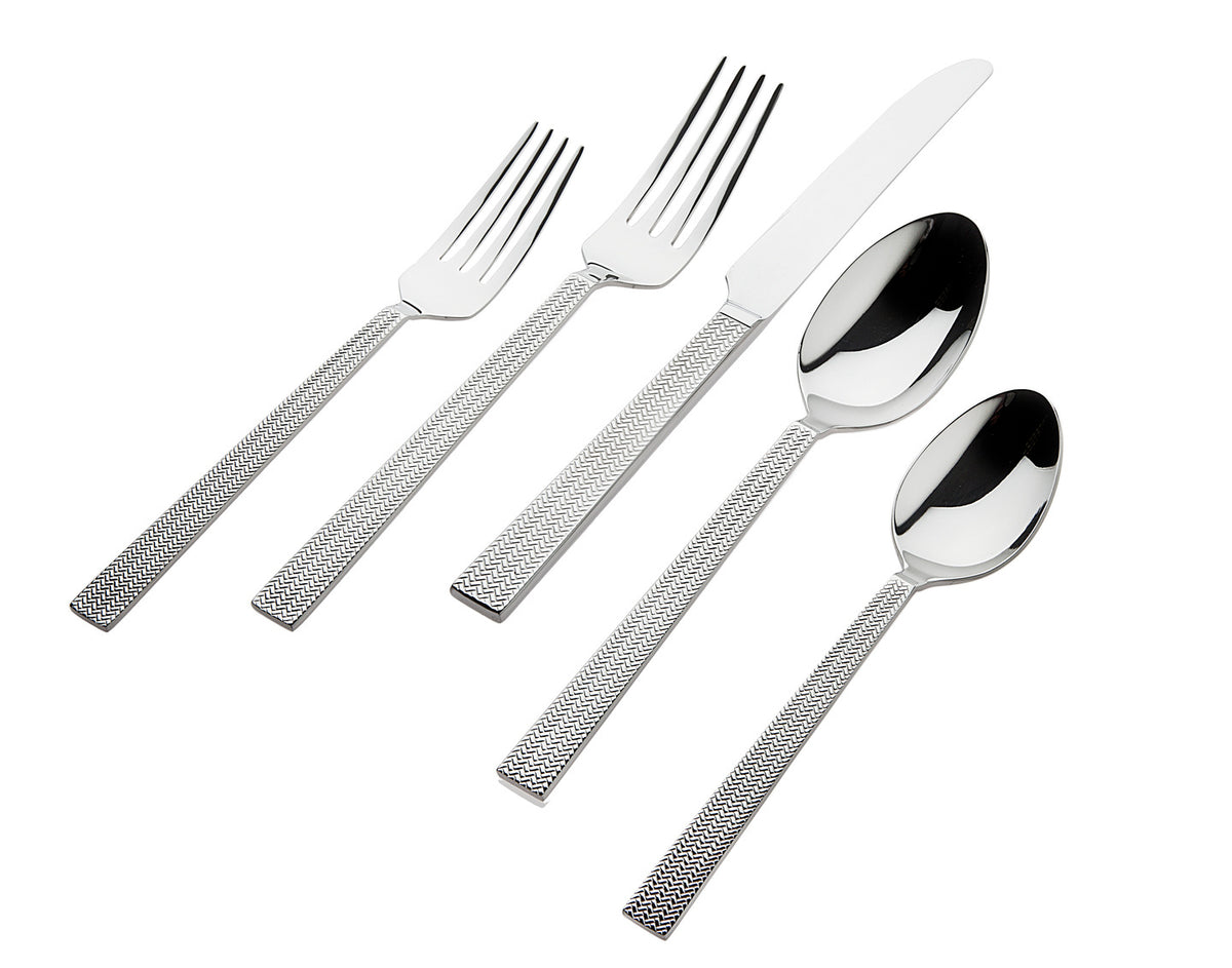 Godinger Harrington 18/10 Stainless Steel 20 Piece Flatware Set