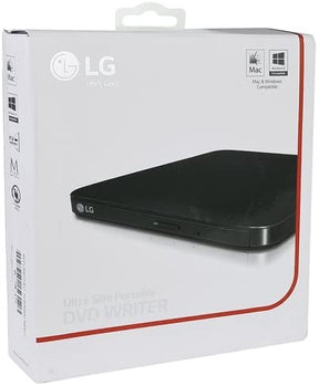 LG - Slim Portable External DVD Writer/Player & DVD M-DISC