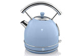 Swan Blue Retro Dome Tea Kettle