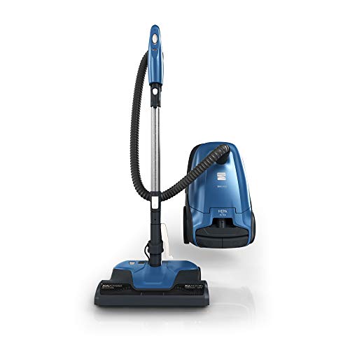 Kenmore 200 Series 14 Inch Adjustable Bagged Canister Vacuum Cleaner, Blue