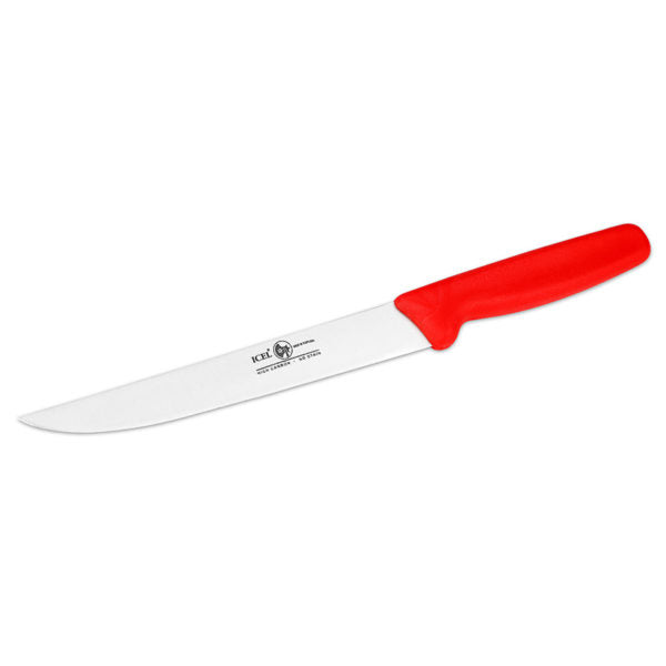 Icel 7" Inch Meat Roast Knife, Red 20829