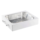 Waterdale 3 Part 9 x13 Smart Pan Holder with Twig Handles - White & Silver