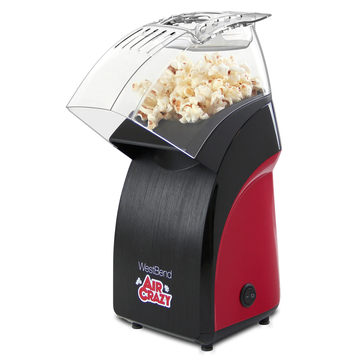 West Bend Stir Crazy Air Popcorn Popper, 4 Qt, Red
