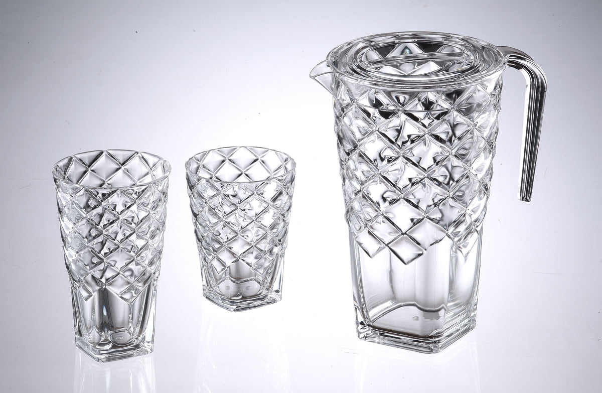 Huang Acrylic 1.8L Pineapple Pitcher