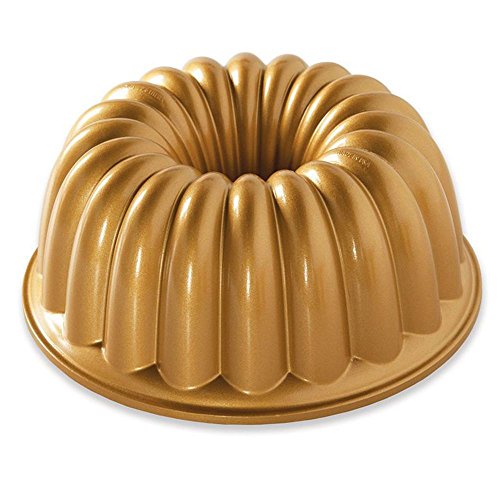 Nordic Ware Elegant Party Bundt Pan, Gold