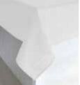 Harman Linen Look Tablecloth, White (60"x120")
