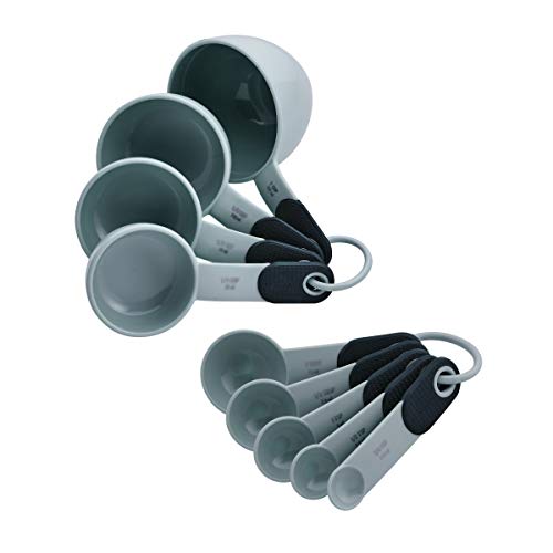 KitchenAid Classic Measuring Cups And Spoons Set, Gray