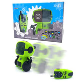 Jabber Bot - Remote Control Robot That Can Move, Make Fun Sound/Voice Effects, Talk and Spy! Programming Mode & Two Way Walkie Talkie Communication Available. Multifunctional RC Robot For Kids