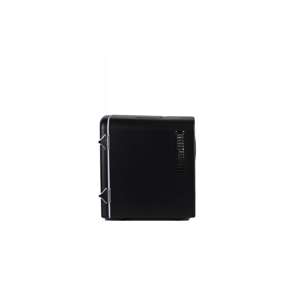 Frigidaire - Portable Retro 6-Can Mini Personal Beverage Refrigerator, Black