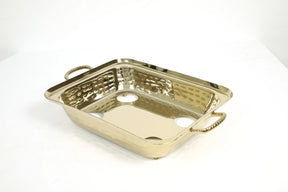 Twisted Handles Aluminum Pan Holder, Assorted Styles