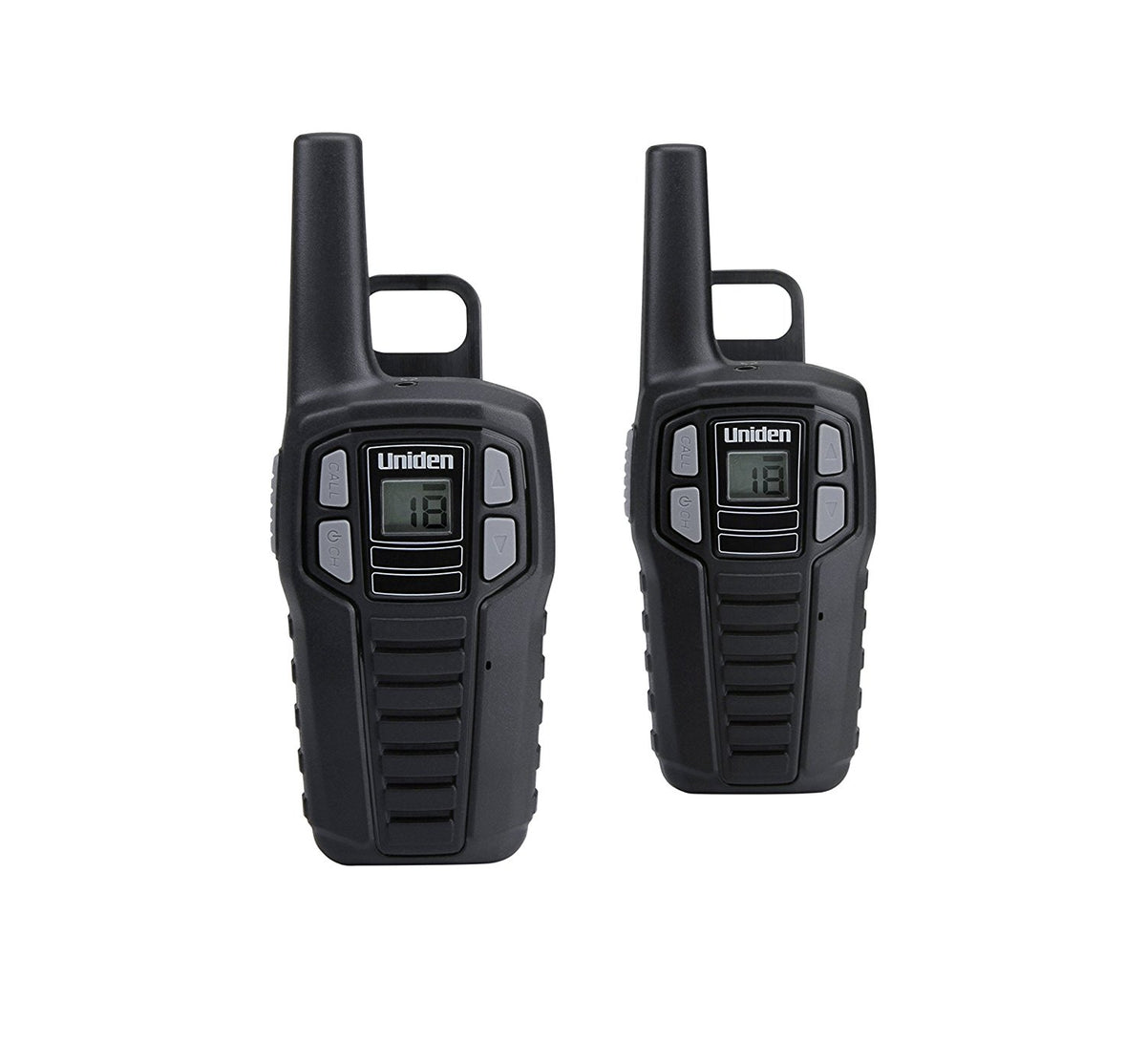 Uniden SX167-2CH 16 Mile FRS/GMRS Two-Way Radios with Charging Kit, Black - 2 Pack WALKTALK