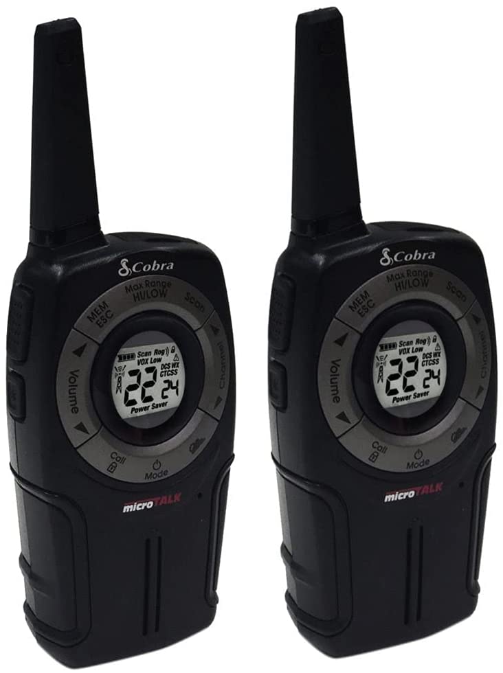 Cobra - PR562BLT Walkie Talkies Pro Series 28 Mile Bluetooth Rechargeable Two Way Radios