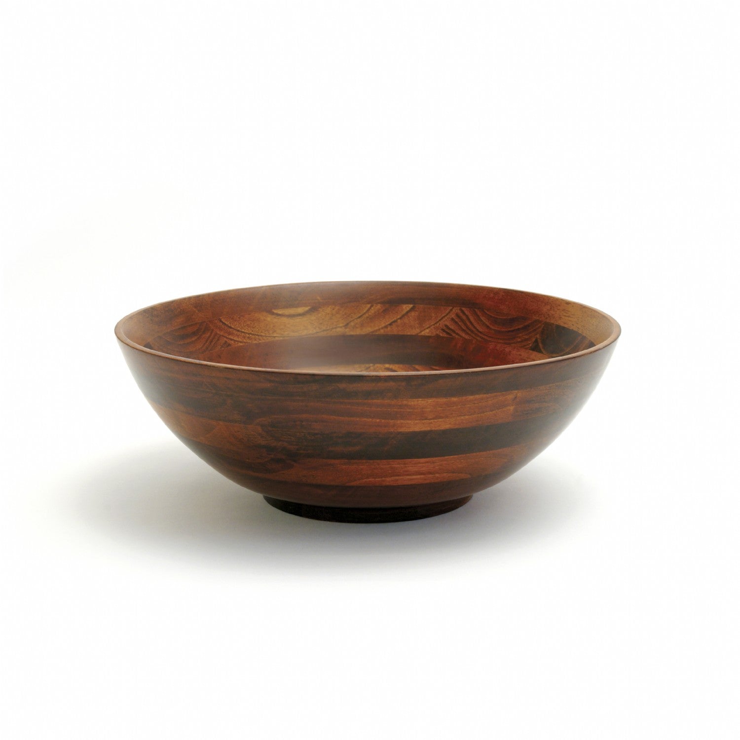 Lipper Cherry Finish Footed Bowl