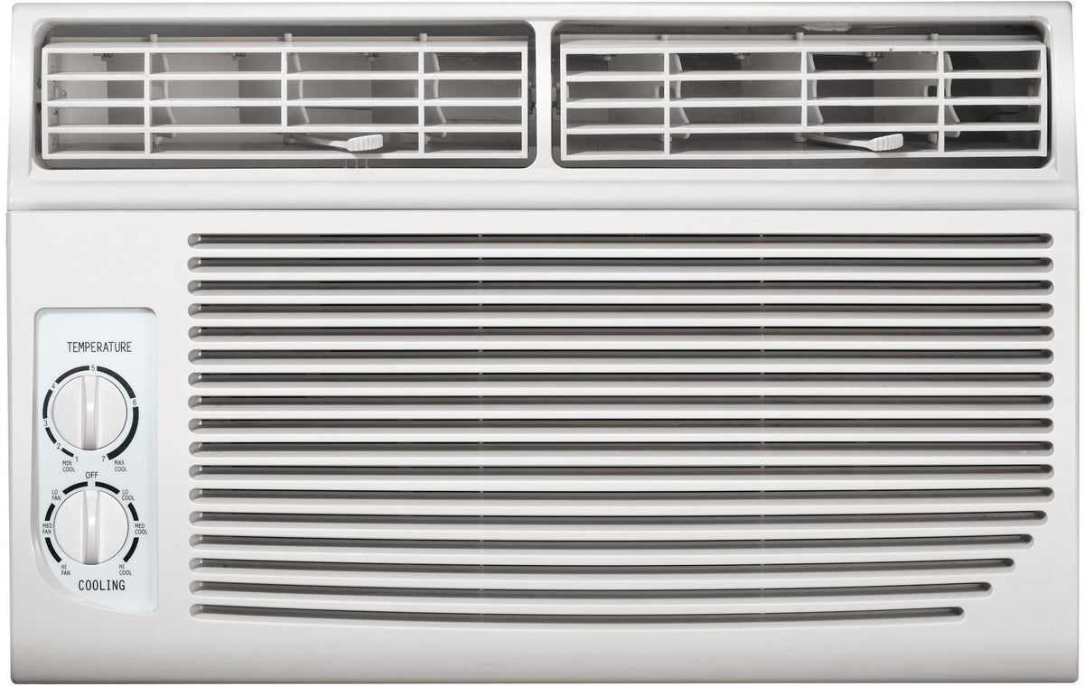 Impecca IWA08-KM15 8000 BTU Mechanical Control Mini Window AC Air Conditioner with Auto Restart Dimension  DWH  15.7x18.5x14 08WAC