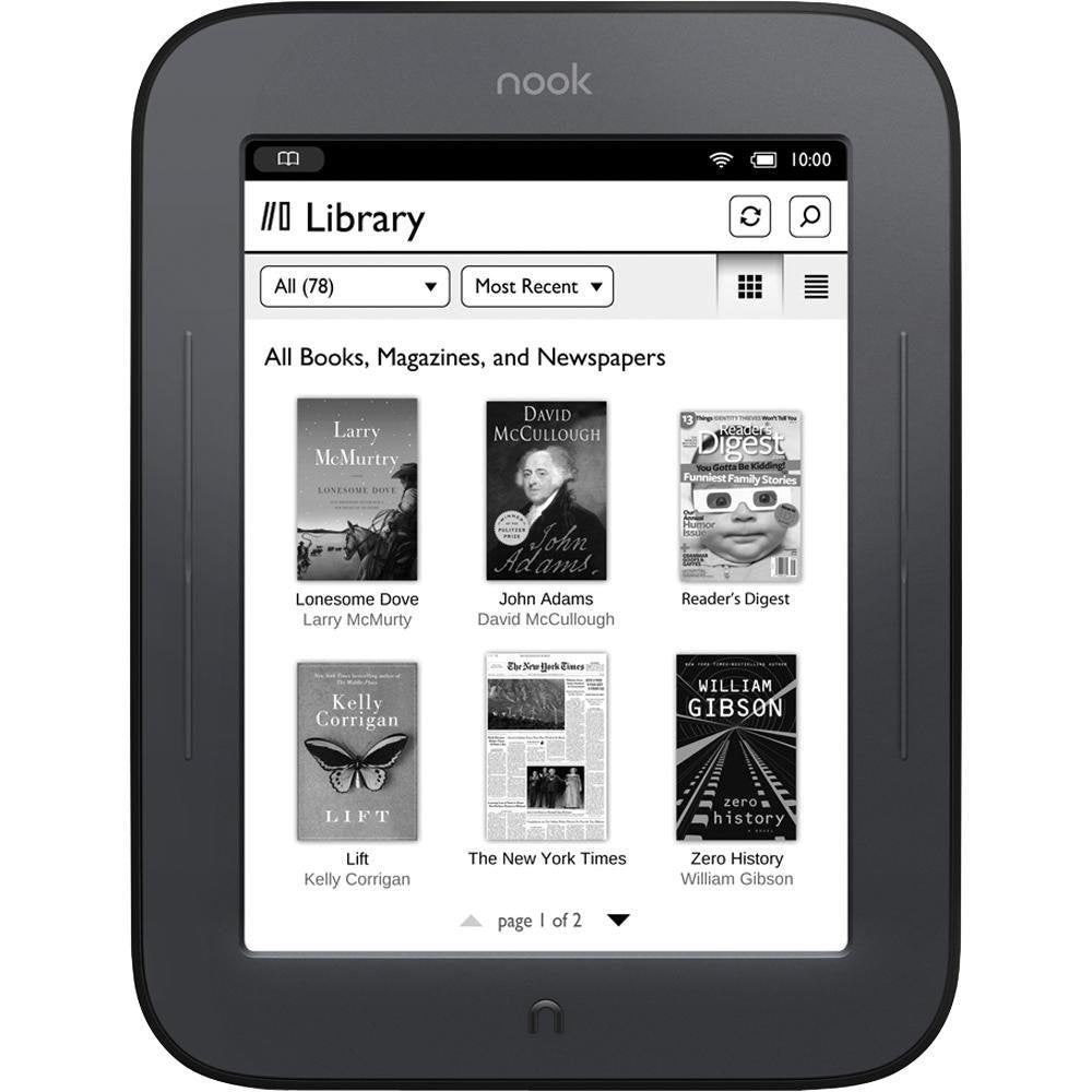 Barnes & Noble NOOK Simple Touch with GlowLight, Wi-Fi, 2GB - Wifi Removed