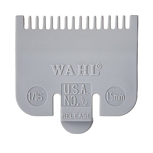 Wahl Professional 3137-101 #.5 1/16" (1.5mm) Color Coded Comb Attachment, Grey