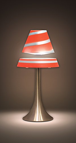 Fascinations Levitron Desk Lamp WITH FLOATING ROTATING SHADE (Red)