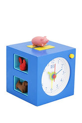 KooKoo Kids Alarm Clock with Different Animals and Wake-Up Calls - Blue