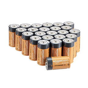 AmazonBasics C Cell 1.5 Volt Everyday Alkaline Batteries - Pack of 24 (Packaging may vary)