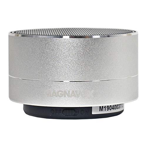 Magnavox Portable Bluetooth Wireless Stereo Speaker with Color Changing Rim - Silver